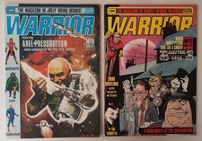 warrior magazine #9 + #12, quality 1983, v for vendetta, marvelman & shandor app
