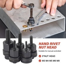 5 PCS Hand Rivet Nut Head Nuts