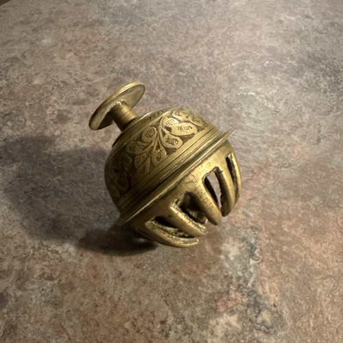 Vintage brass claw bell