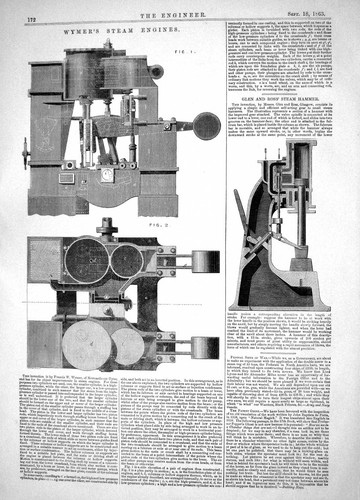 Antique old print - print, invention