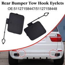 Fit for BMW X5 E70 2006-2011 Rear Right Left Hand Bumper Tow Hook Eye Cover Cap
