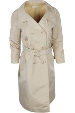 PRADA BEIGE SILK TRENCH COAT