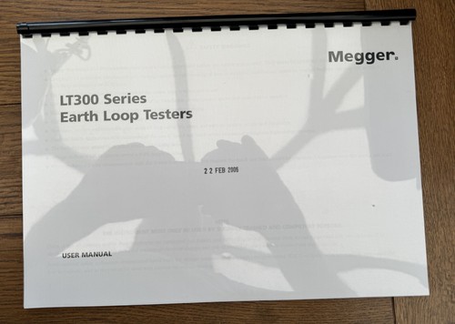 Megger lt300 series earth loop - lt300,