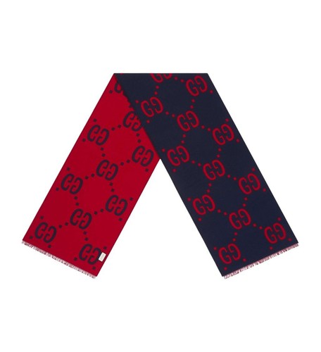 Jacquard wool silk - wool,
