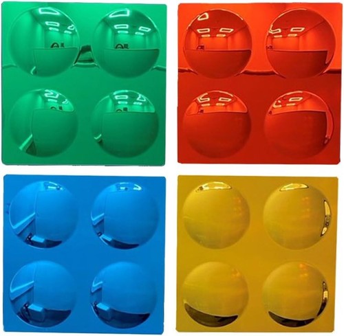 Coloured bubbles convex - coloured, 4