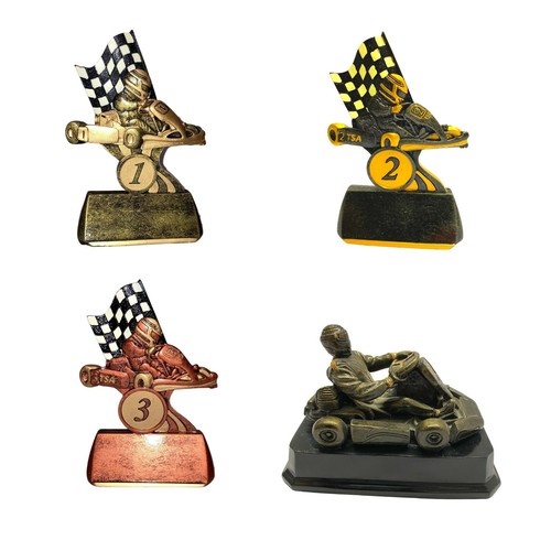 Karting trophy with free - go,