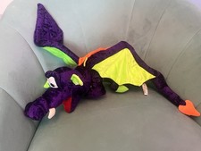 Bananas Purple Dragon Serpent Banana Classic Toy Company Large Soft Plush 27”