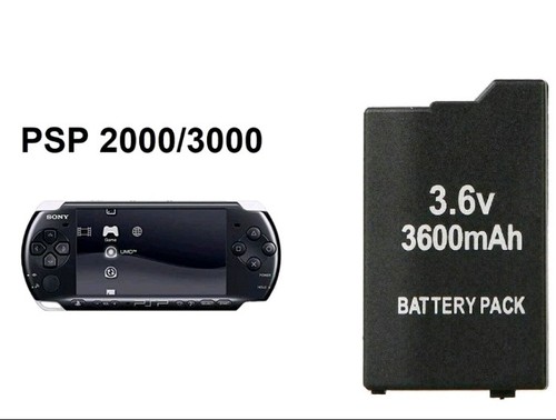 Psp 2000 3000 battery - psp, 3600mah