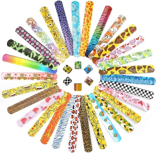 Kids slap bracelets colourful - slap,