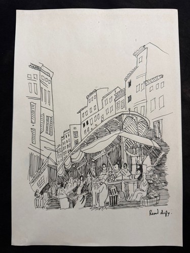 Raoul dufy drawing and - dufy,