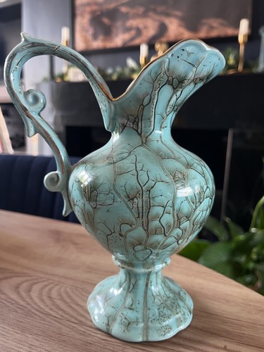 Vintage turquoise crackle - vintage,