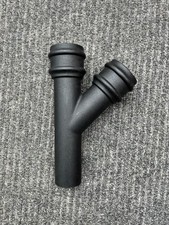 Brett Martin Cascade cast Iron effect  Y Fitting 135 degrees Downpipe Guttering 