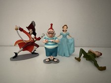 Disney Original Peter Pan Captain Hook Smee & Wendy Figures Netherland