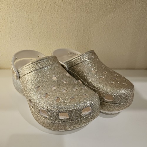 Crocs classic platform silver - classic,