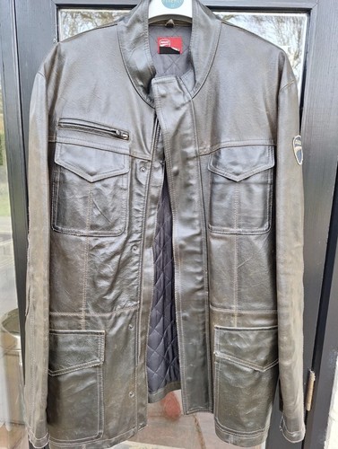 Ducati leather casual jacket - ducati,