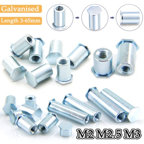 Carbon steel blue zinc blind - carbon,