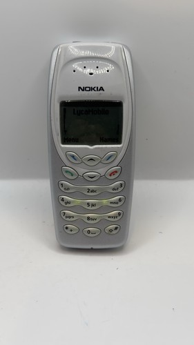 Nokia 3410 silver mobile - nokia, phone