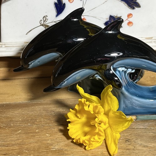 Small poole pottery dolphin - small,