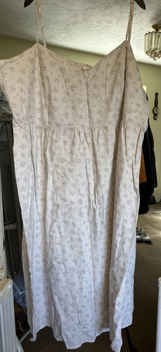 Linen blend 4xl dress - h,