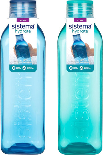 Sistema square water bottles - square, |