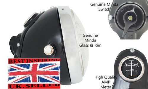 Lucas headlight headlamp - 7",