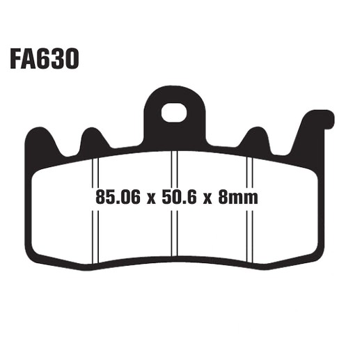 Brake pads sinter ebc - pads, hh