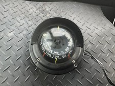 Ritchie Boat Marine Navigation HF743 Helmsman Compass Flush Mount Power Black