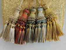 Decorative key tassels, key tassels, vintage style tassels, antique style tassel