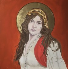 OIL ON PANEL BY J.M.WALLACE