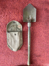 Original WW 2 US military army issued folding Entrenching Shovel 1944