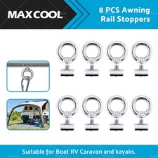 8 PCS Awning Rail Stoppers