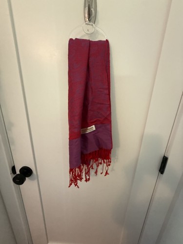 Pashmina red and - pashmina,