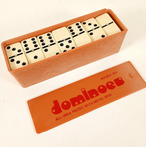 Double six vintage dominoes - double,