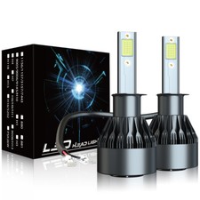 FOR JAGUAR XK8/XKR 1996-2006 H1 Kit Car LED Headlight Fog Bulbs PURE WHITE 6000K