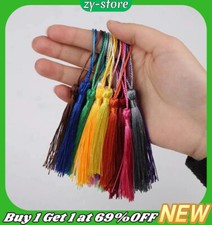 10-30PCS Silky Tassels Crafts for Souvenir Bookmarks Jewelry Making Accessories