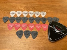 Collectible Fender Custom Shop 20th Anniversary Tin & Guitar Picks 1987-2007