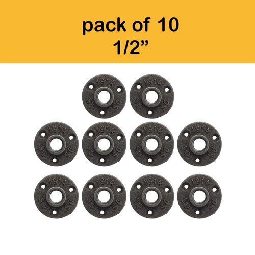 Pcs black malleable - 1/2",