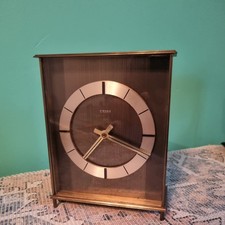 Vintage & Rare  Germany Kienzle Automatic Brass Table  Clock. 