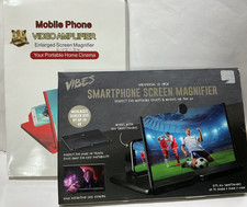 Vibes Smartphone Screen Magnifier - Universal 12 inch Black -Plus 1