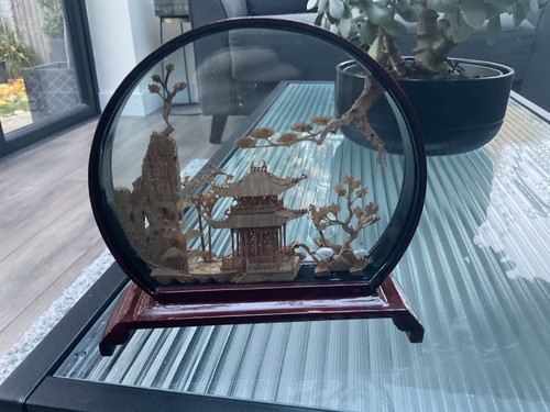 Vintage oriental hand carved - oriental,