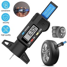 Digital Tyre Tread Depth Gauge Measuring Tool Caliper Thickness Gauges Car Van