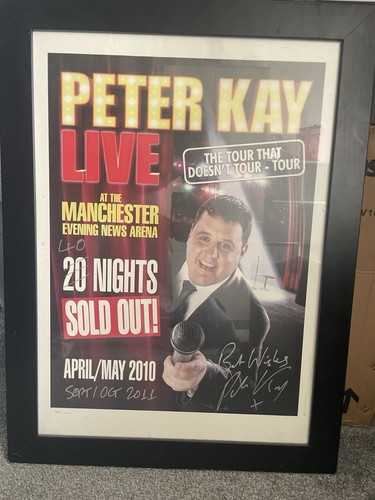 Peter kay signed - kay, poster