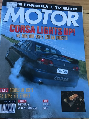 Motor car magazine - motor, 1994