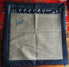 ELECTRIC GUITAR AMPLIFIER LARGE CUSHION COVER (45 x 45cm) *MUSIC *AMP *ROCK *NEW