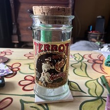 Vintage Retro Terrot Cycles  Real Cork Lidded Glass Jar 8.5”, Rice, Flour, Pasta