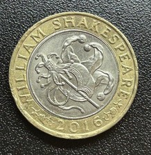 2016 £2 Two Pound Coin
