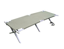 British Army Folding Cot Bed Heavy Duty Light Weight, Camping Festivals, Fishing