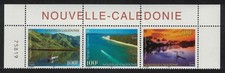 Canoe Speedboat Raft Regional Landscapes 3v Top strip Number New Caledonia