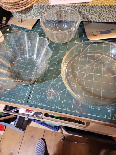 Pyrex vintage glass jelly - pyrex,
