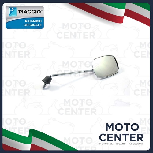 Right chrome mirror piaggio - chrome, mirror.